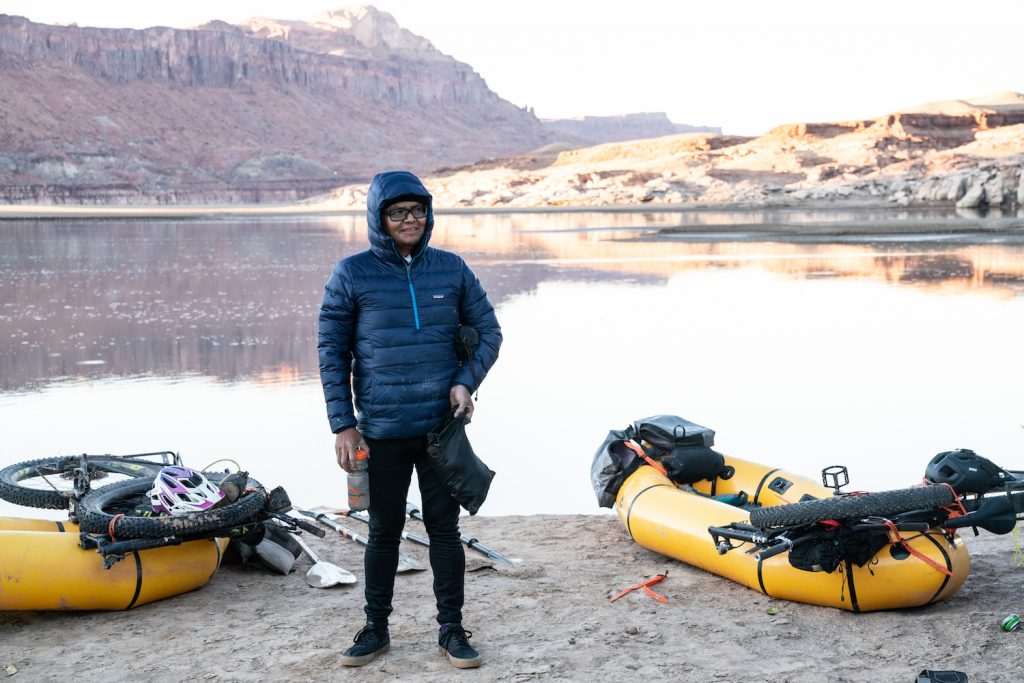 Jon Yazzie Dzil Ta'ah Navajo Youth Bikepacking & Bikerafting
