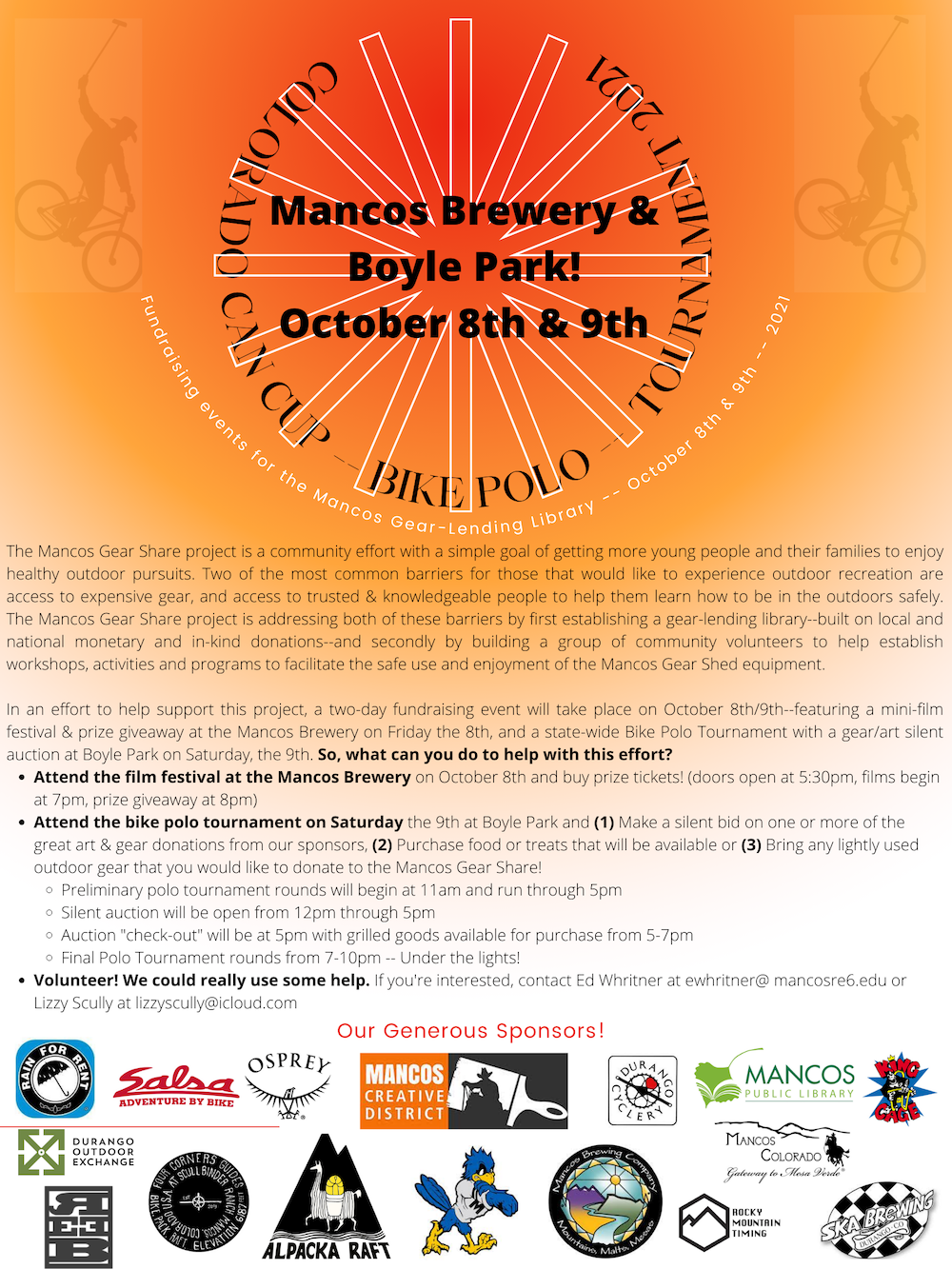 Mancos Bikes & Brews Film Fest
