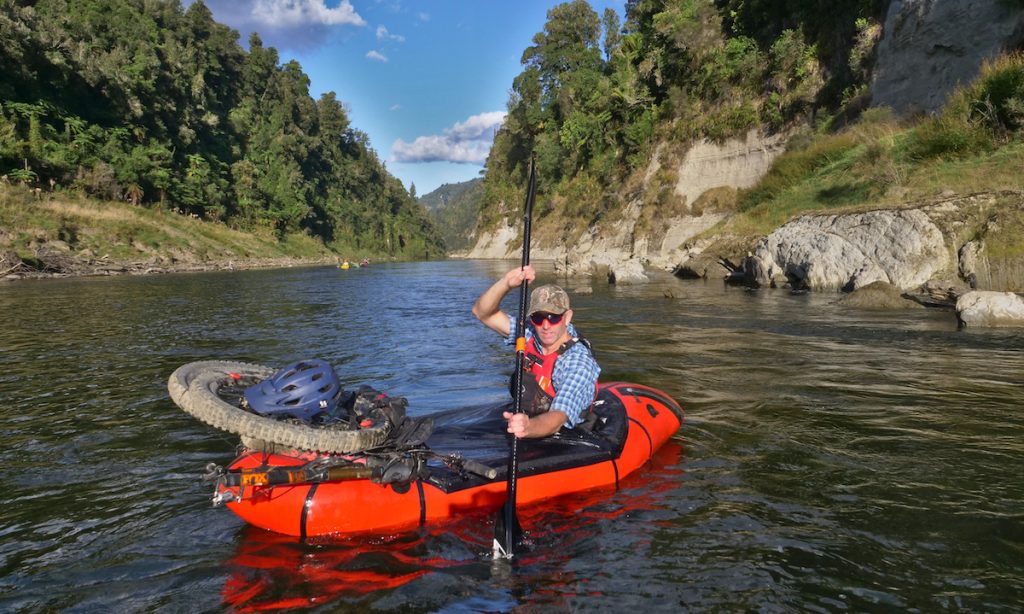 history of bikerafting, the kennett brothers on the whanganui river, new zealand