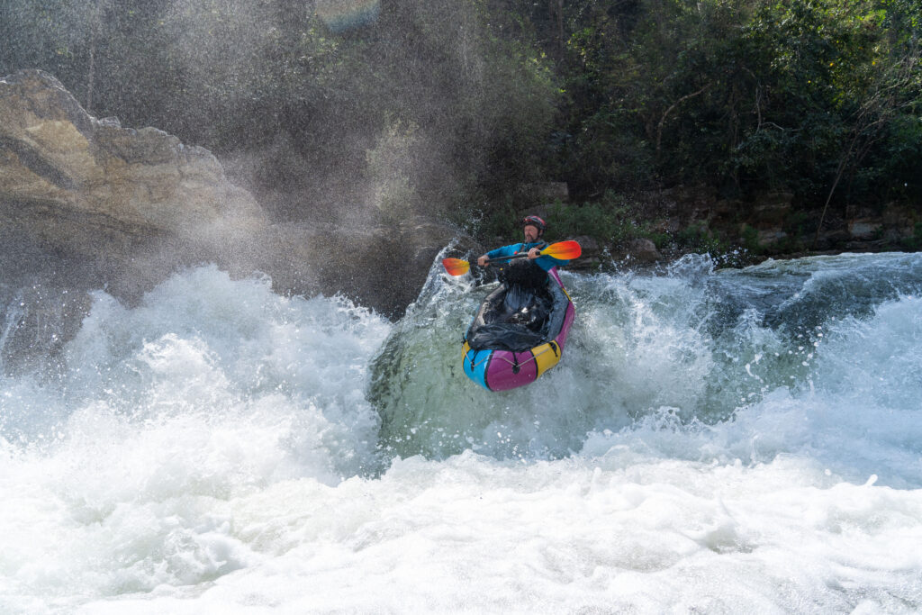 Doom paddling the Antigua River. Photo by Juan Femat.